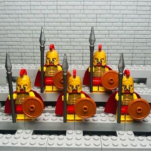 Spartan Warrior Custom Minifigures Lot of 5